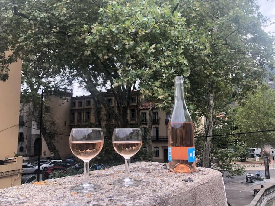 Au Coeur De Ville Avec Terrasse Céret Dış mekan fotoğraf